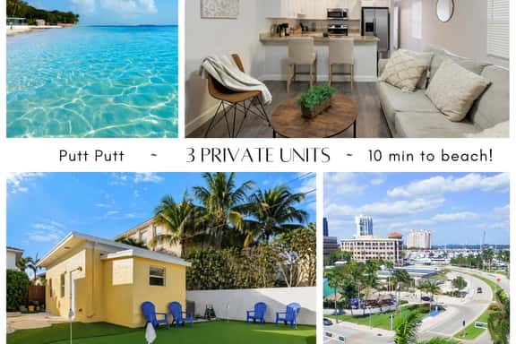 Private Mini Golf Compound | 3 Units • Sleeps 10 - Image 1