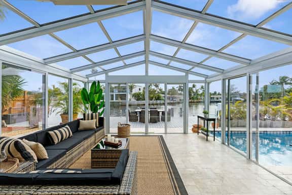 Private Waterfront Pool Home | Canal Views - Image 1