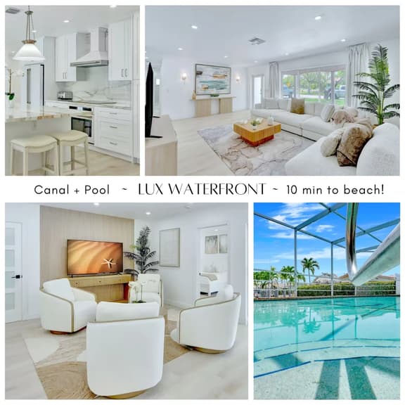 Lux Waterfont - Ocean access-10 min to beach!